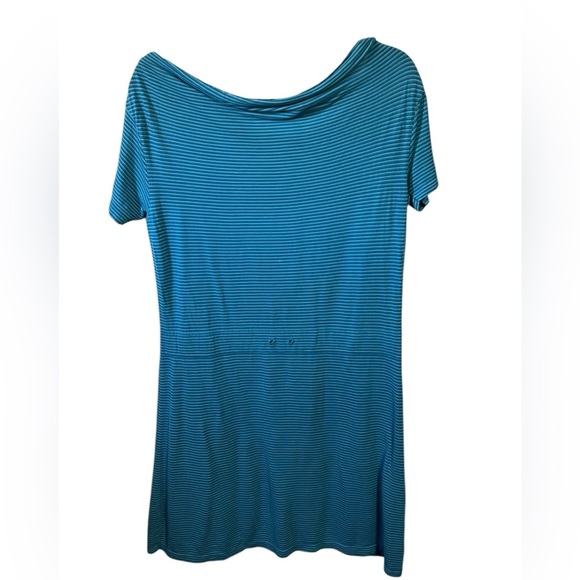 Frilufts Blue Striped Imperfection Dress Sz Med - Picture 1 of 8
